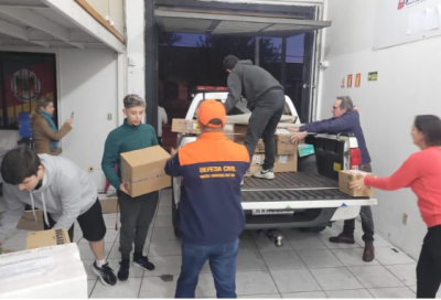Imagem da notícia Mato Grosso do Sul continua dando apoio e enviando mantimentos para o RS